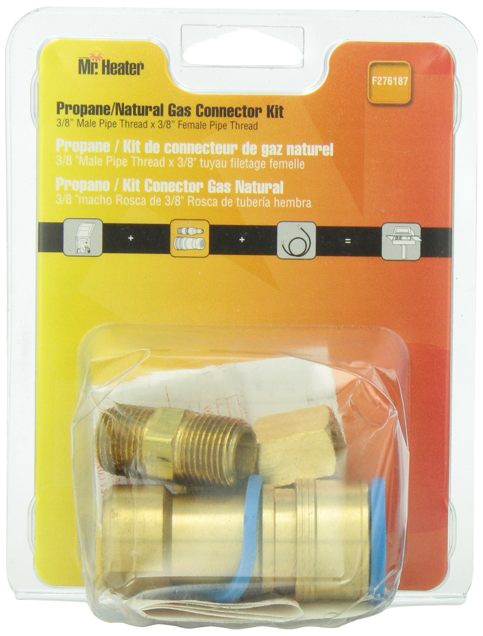 Mr. Heater F276187 Propane/Natural Gas Connector Kit 3/8